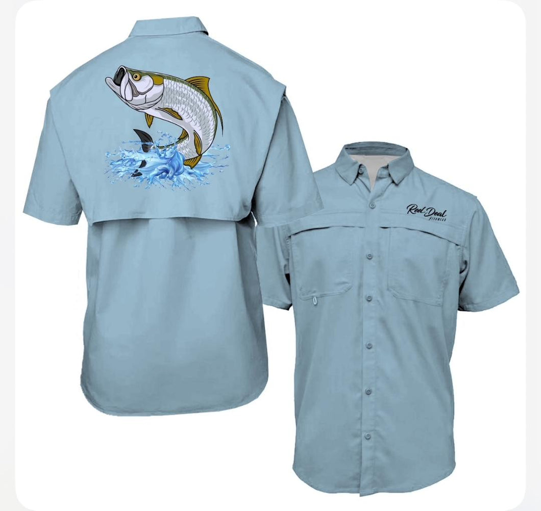 Blue Tarpon Short Sleeve Button Up (SSBU7)