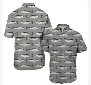 Speckled Trout Short Sleeve Button Up (SSBU8)