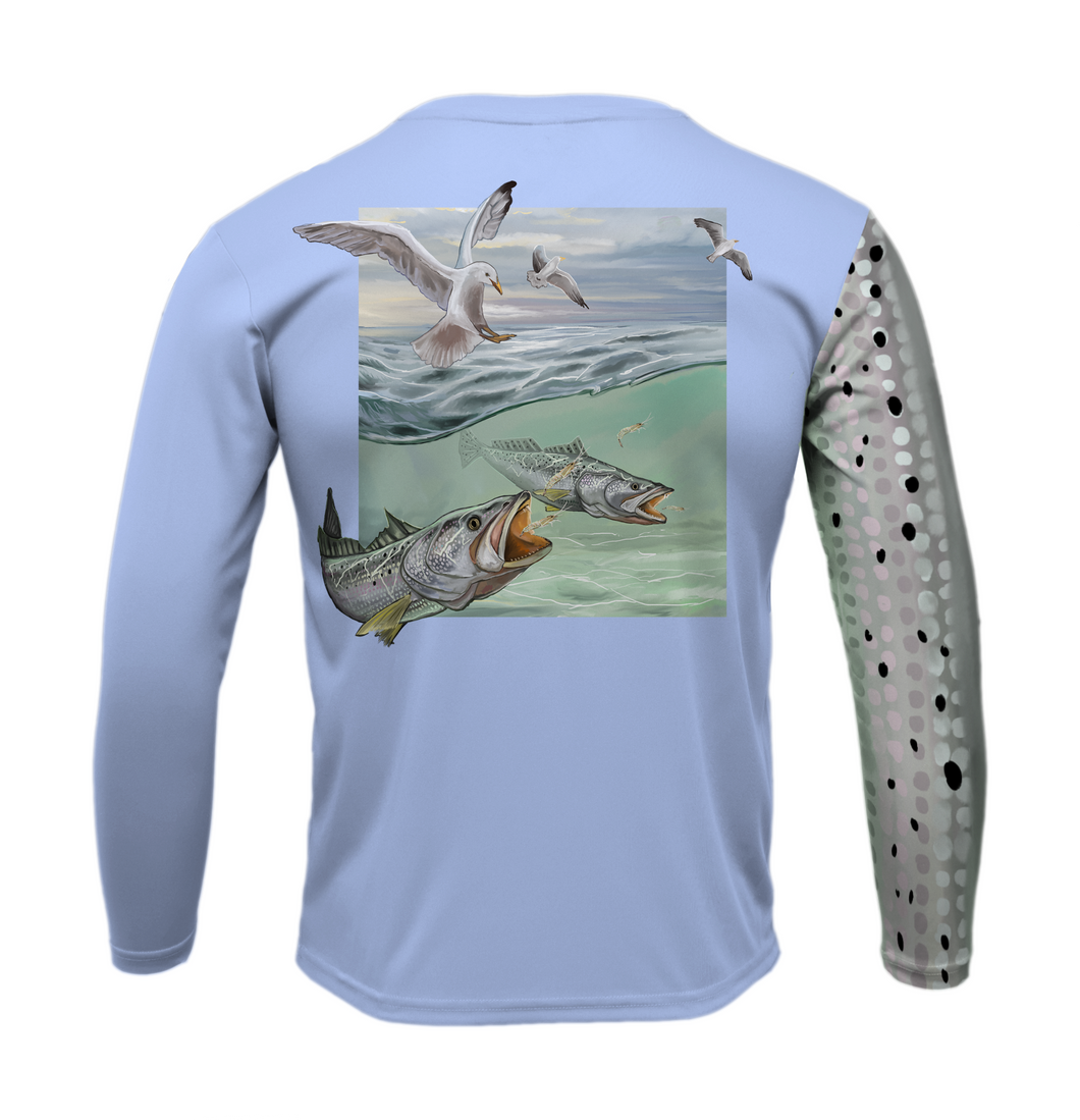 Speckled Trout Youth Long Sleeve Performance Dri-Fit (Y02)