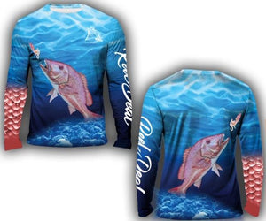 Red Snapper Long Sleeve Performance Dri-Fit (LS06)